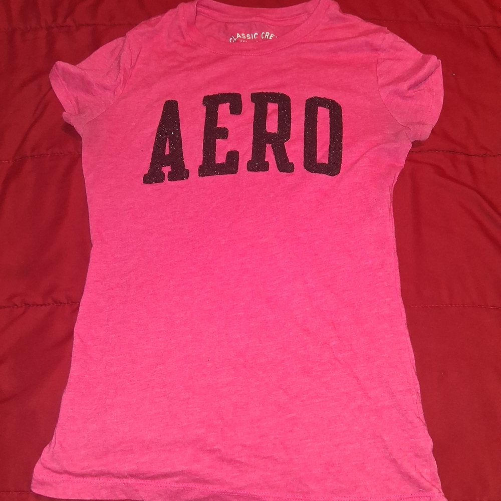 Aero Kids Pink Graphic Tee